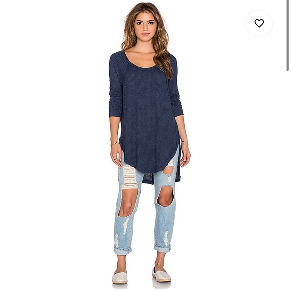 NWT Free People Relaxed Ventura High Low Knitted
Thermal Top Size XS - Picture 2 of 7